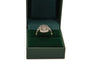 Bague 57 Bague Art déco en or jaune 18 carats et platine avec diamants 58 Facettes 9436