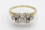 Bague 55 Bague bicolore en or jaune et blanc avec diamants 58 Facettes PJK01