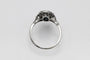 Bague 54 Bague Art déco en platine avec saphir et diamants 58 Facettes 10684