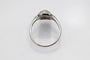 Bague 55 Bague Art déco en or blanc 14 carats avec diamants et saphirs 58 Facettes 10688