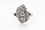 Bague 53 Bague en or blanc 18 carats sertie de diamants 0,73 ct 58 Facettes 10829