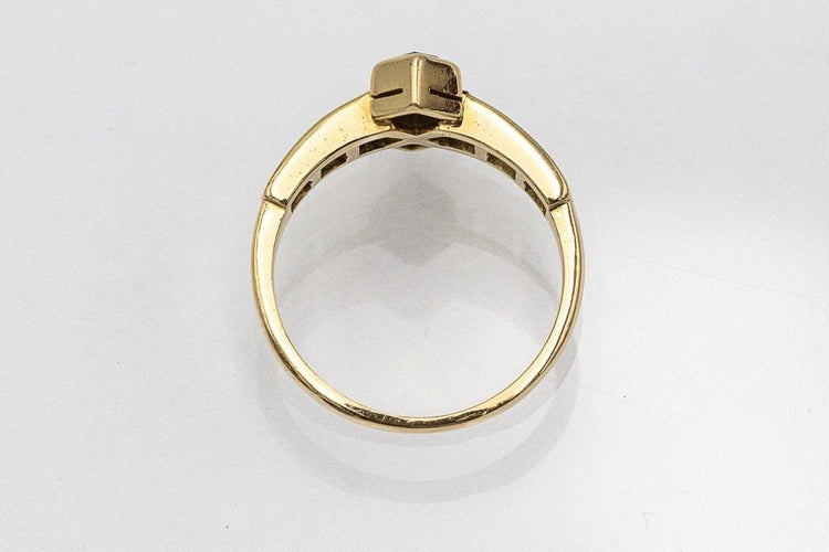 Bague 50 Bague vintage en or jaune, rubis et diamants 58 Facettes 11155