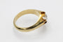 Bague 57 Bague solitaire en or jaune 14 carats avec diamant taille ancienne 58 Facettes 11215