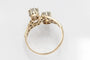 Bague 57 Toi et Moi - Bague en or blanc et jaune avec diamants 58 Facettes 11220