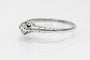 Bague 51 Bague solitaire en or blanc 18 carats avec diamant taille ancienne 0,25 ct 58 Facettes 11219