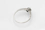 Bague 51 Bague solitaire en or blanc 18 carats avec diamant taille ancienne 0,25 ct 58 Facettes 11219