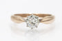 Bague 58 Bague solitaire - diamant taille ancienne 0,86 ct en or jaune 14 carats 58 Facettes 11216