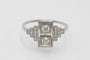 Bague 59 Bague Art déco en platine et diamants 58 Facettes 11327