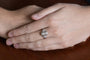 Bague 59 Bague Art déco en platine et diamants 58 Facettes 11327
