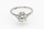 Bague 53 Bague solitaire en or blanc 18 carats avec diamant 2,01 ct 58 Facettes 11533