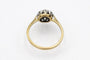 Bague 55 Bague en or jaune 18 carats avec saphir et diamants 58 Facettes 11550