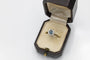 Bague 55 Bague en or jaune 18 carats avec saphir et diamants 58 Facettes 11550