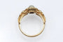 Bague 52 Bague marguerite en or jaune 14 carats, perle et diamants 58 Facettes 11481