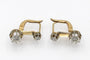 Boucles d'oreilles Boucles d'oreilles en or jaune 14k avec diamants 1,30 ct 58 Facettes 11573