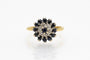 Bague 50 Bague en or 18 carats, diamants et saphirs 58 Facettes 10323