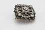 Broche Broche antique en or jaune et argent avec diamants taille ancienne 58 Facettes 10359