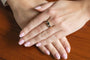 Bague Bague ancienne en or jaune 18 carats avec saphirs et diamants 58 Facettes 11559
