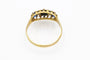 Bague Bague ancienne en or jaune 18 carats avec saphirs et diamants 58 Facettes 11559