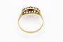 Bague Bague ancienne en or jaune 18 carats avec saphirs et diamants 58 Facettes 11559