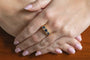 Bague 54.5 Bague en or jaune 18 carats avec saphirs et diamants 58 Facettes 11556
