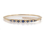 Bracelet Bracelet ancien en or jaune 14 carats avec saphirs et diamants 58 Facettes 11715