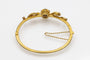 Bracelet Bracelet ancien motif phénix en or jaune 14 carats, rubis et diamants 58 Facettes 11397
