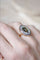 Bague 55 Bague micro-mosaïque bouquet de fleurs en or jaune 58 Facettes