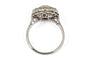 Bague 53 Bague opale cabochon et diamants en or blanc 18 carats 58 Facettes 11768