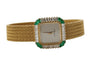 Montre Vacheron Constantin - Montre en or jaune sertie de diamants et émeraudes 58 Facettes