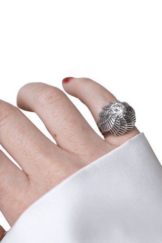 Bague Bague Boule Spirale - Diamant 1,25 ct en platine 58 Facettes