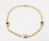 Collier Collier diamants, rubis et émeraude en or jaune 750/1000 58 Facettes