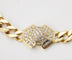 Collier Collier diamants, rubis et émeraude en or jaune 750/1000 58 Facettes