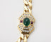 Collier Collier diamants, rubis et émeraude en or jaune 750/1000 58 Facettes