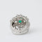 Bague 50 Bague Art déco en platine avec émeraude et diamants 58 Facettes