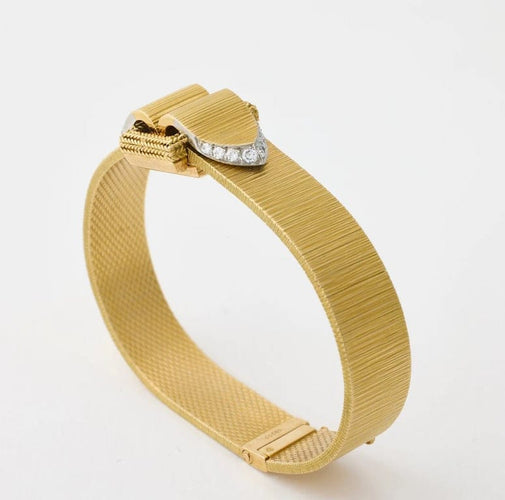 Montre Movado - Montre bracelet en or jaune 18K avec diamants 58 Facettes