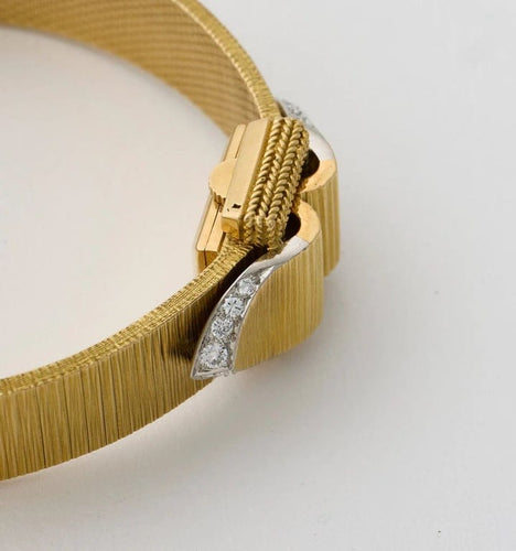Montre Movado - Montre bracelet en or jaune 18K avec diamants 58 Facettes