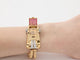 Montre Montre bracelet 1950 en or jaune et platine, diamants 58 Facettes
