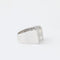 Bague 48 Bague Art déco en platine 950 et diamants 58 Facettes