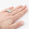 Bague 48 Bague Art déco en platine 950 et diamants 58 Facettes