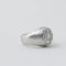 Bague 52 Bague jonc en or blanc 750 avec diamants 1 ct 58 Facettes
