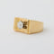 Bague 50 Bague diamant 1940 en or jaune 750 58 Facettes