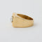 Bague 50 Bague diamant 1940 en or jaune 750 58 Facettes