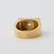 Bague 50 Bague diamant 1940 en or jaune 750 58 Facettes