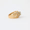 Bague 52 Bague années 1940 en or jaune 18K et diamants 58 Facettes
