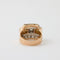 Bague 54 Bague années 1940 en or jaune et platine avec diamants 58 Facettes
