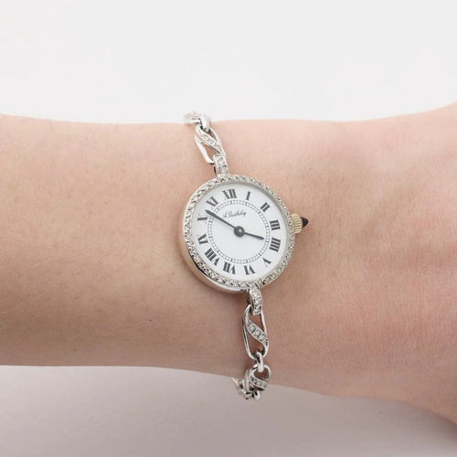Montre Alexis Barthelay - Montre en or blanc 750 avec diamants 58 Facettes