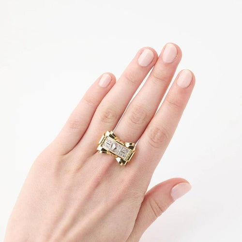 Bague 62 Bague Tank 58 Facettes