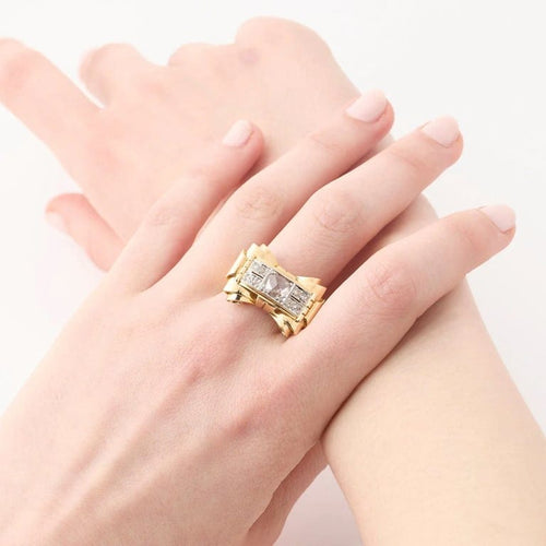 Bague 62 Bague Tank 58 Facettes