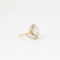 Bague 57 Bague tourbillon en or jaune et platine avec diamants 2,04 ct 58 Facettes