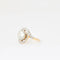 Bague 57 Bague tourbillon en or jaune et platine avec diamants 2,04 ct 58 Facettes